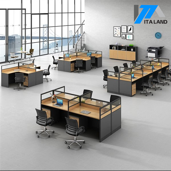 Tại sao văn phòng diện tích nhỏ nên chọn module bàn làm việc?