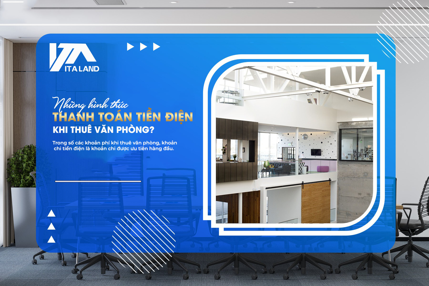 Những hình thức thanh toán tiền điện khi thuê văn phòng?