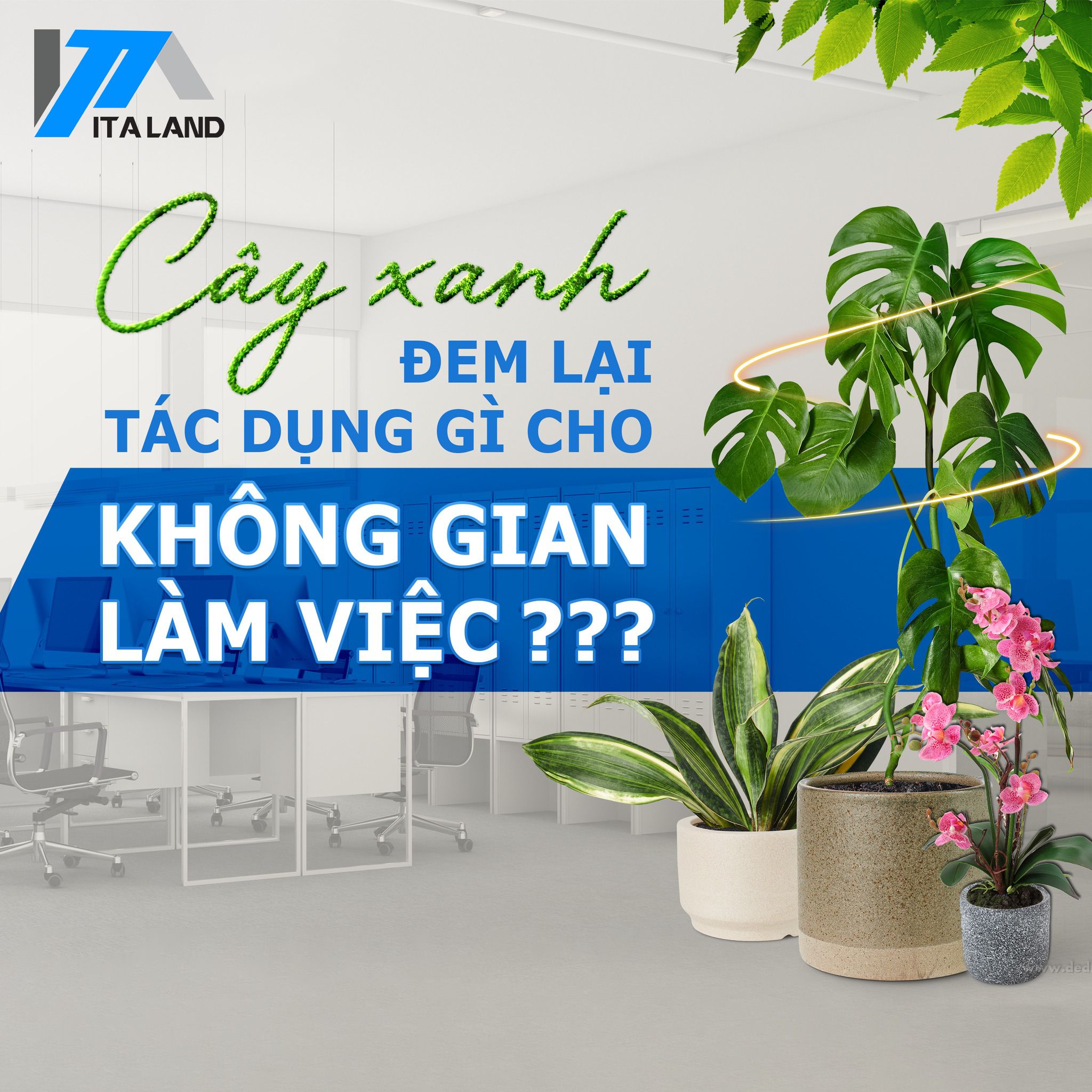 Lợi ích khi thiết kế văn phòng xanh hiện nay