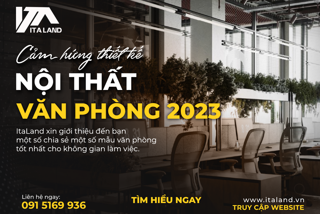 Cảm hứng thiết kế nội thất văn phòng hiện đại 2023