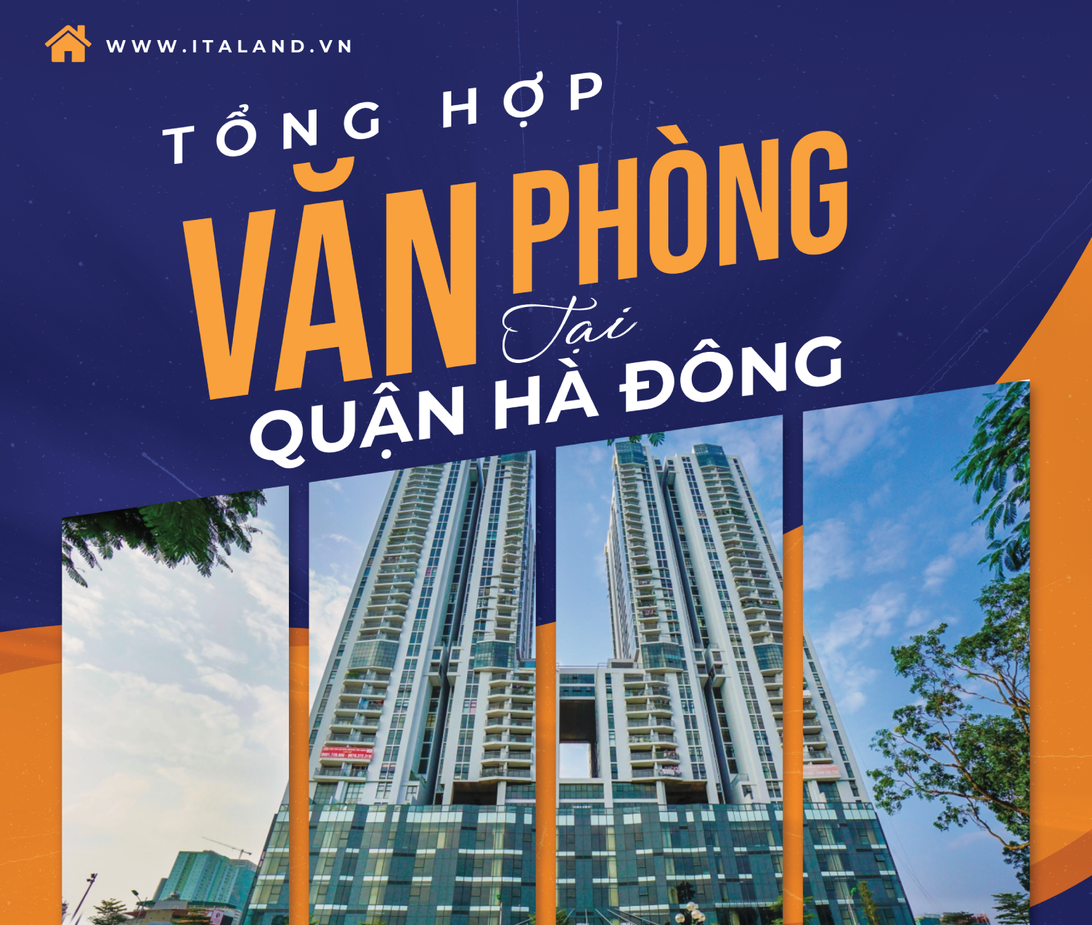 Tổng hợp các tòa nhà cho thuê văn phòng tại Quận Hà Đông