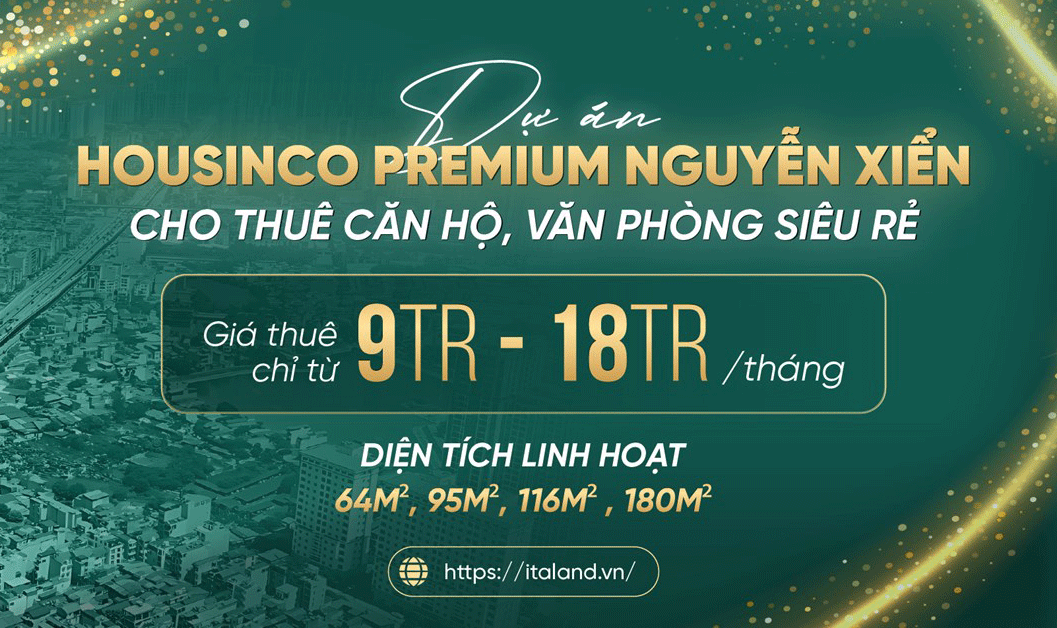 Housinco Premium Nguyễn Xiển cho thuê văn phòng cực rẻ