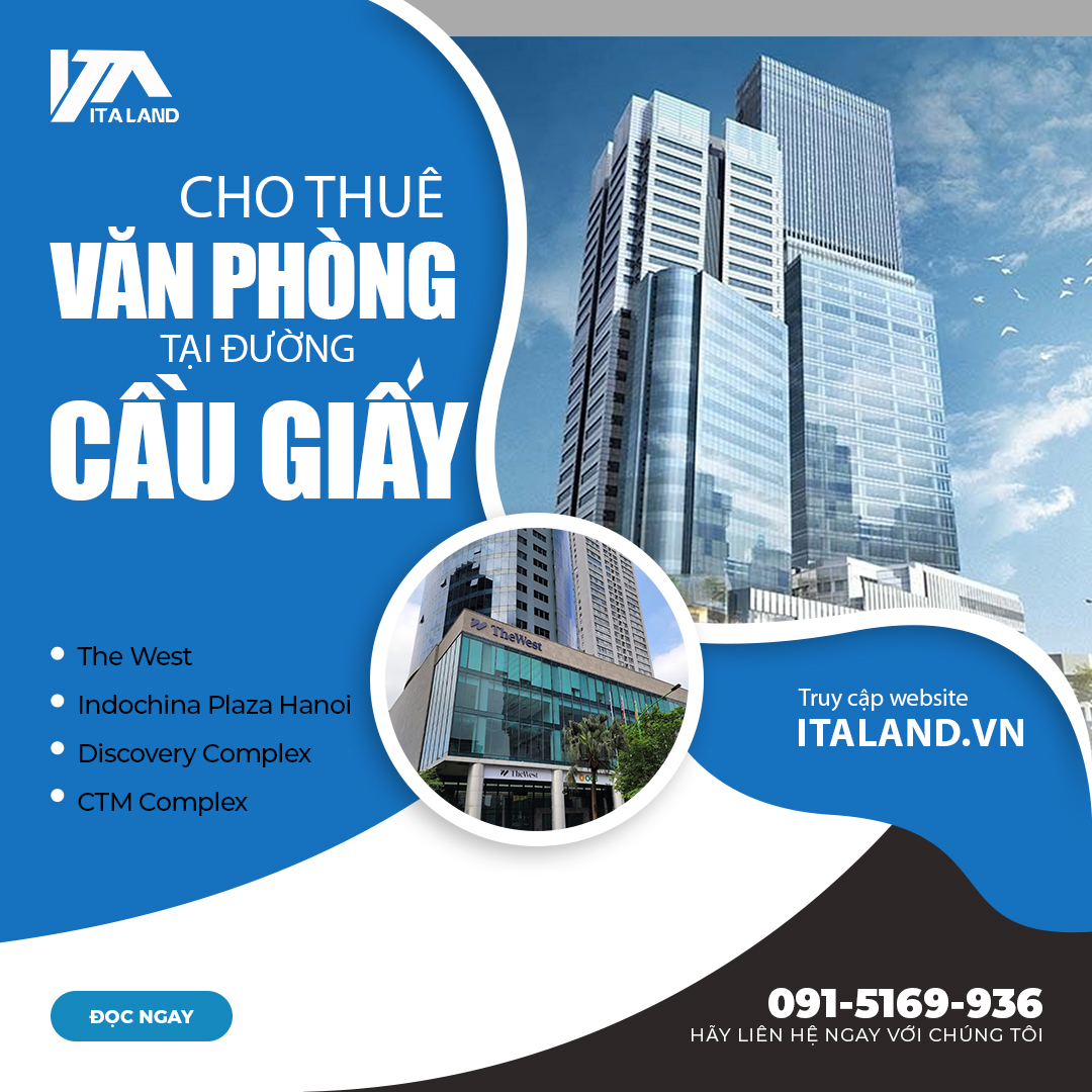 Cho thuê văn phòng tại đường Cầu Giấy