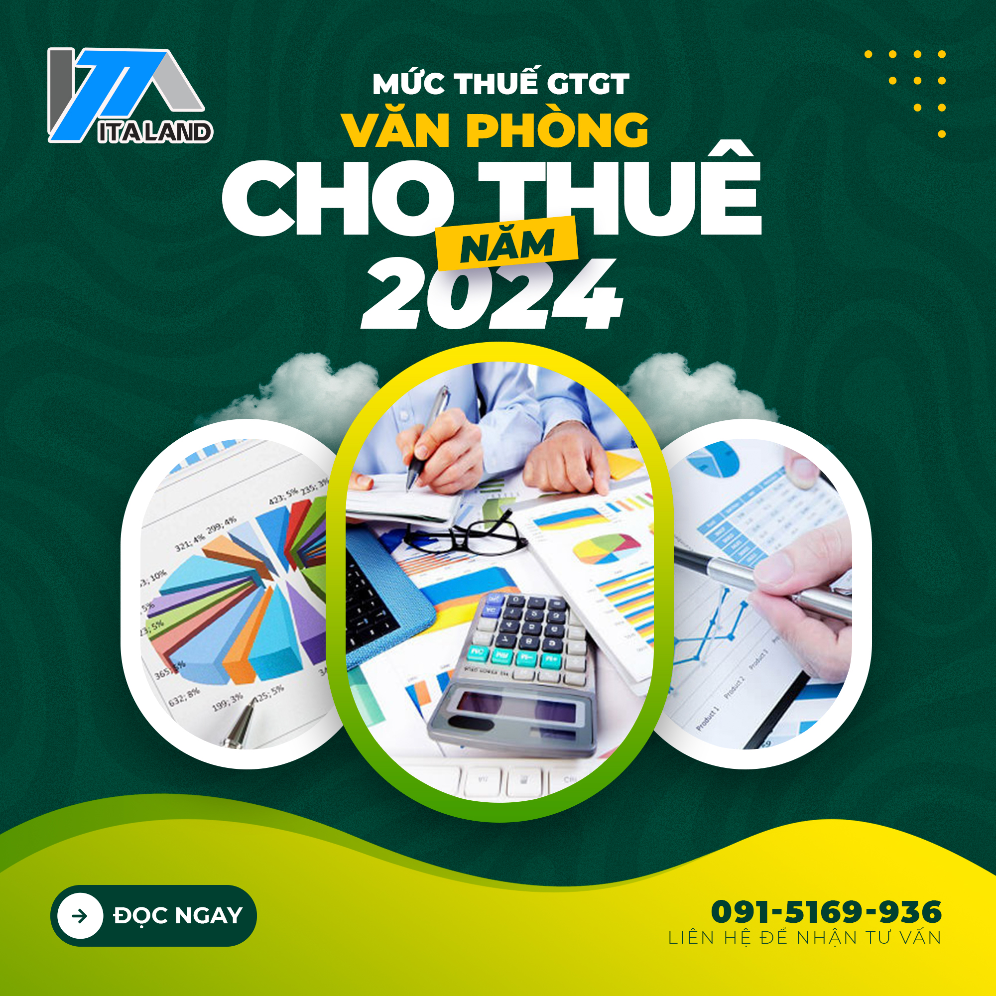 Mức thuế GTGT văn phòng cho thuê 2024 là bao nhiêu?