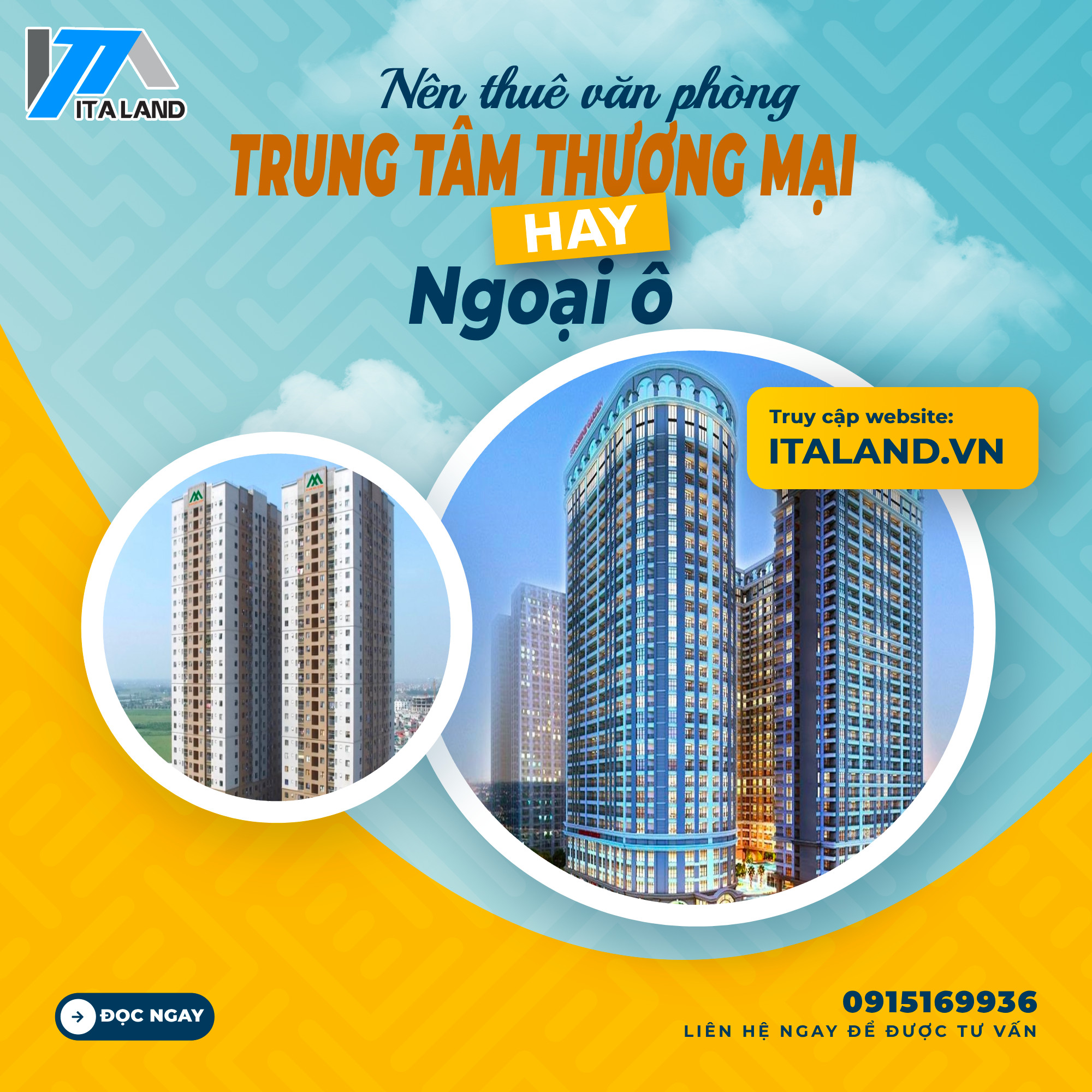 Nên thuê văn phòng tại trung tâm thương mại hay ngoại ô?