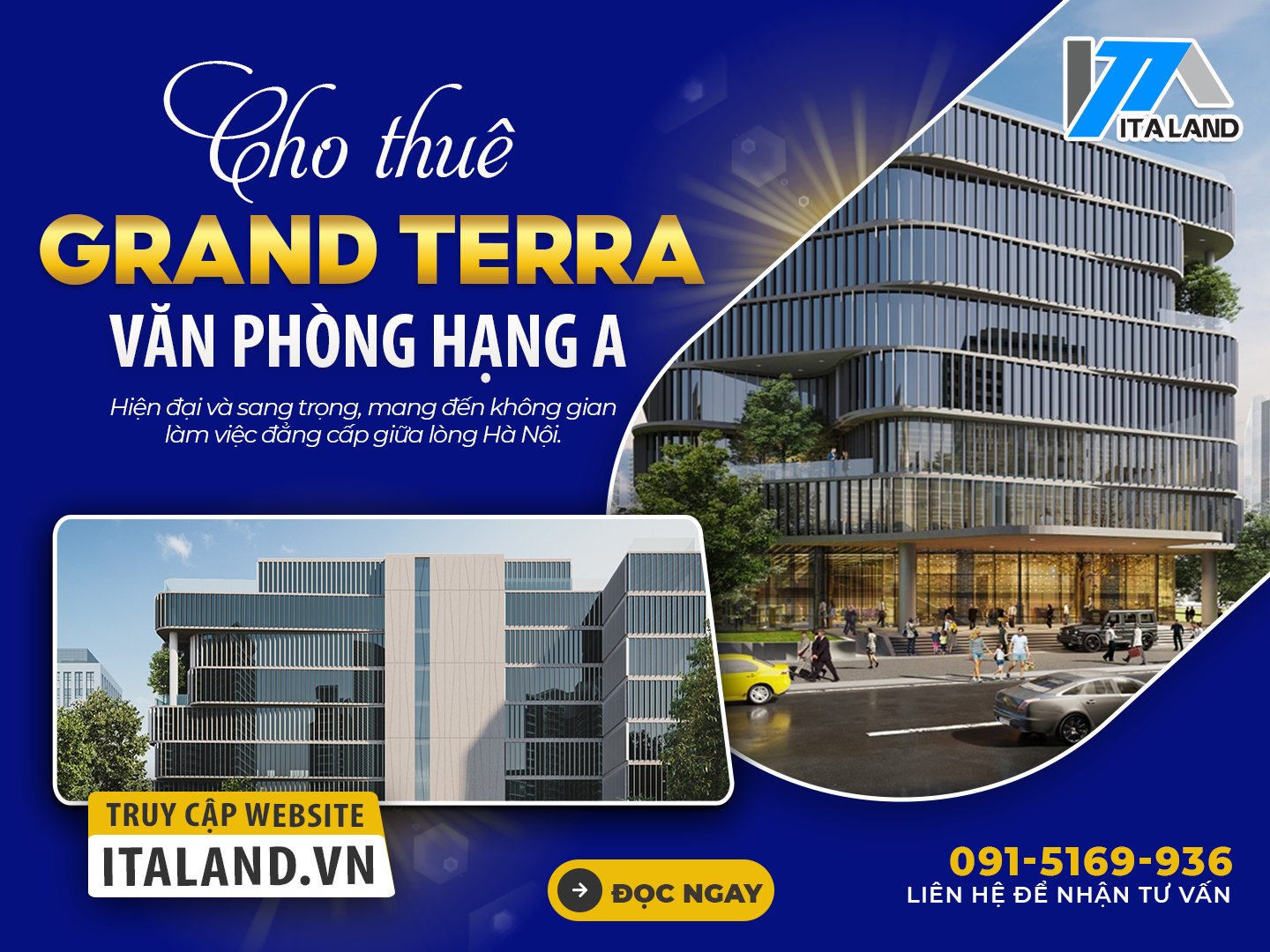 Grand Terra - Văn phòng hạng A đẳng cấp và sang trọng