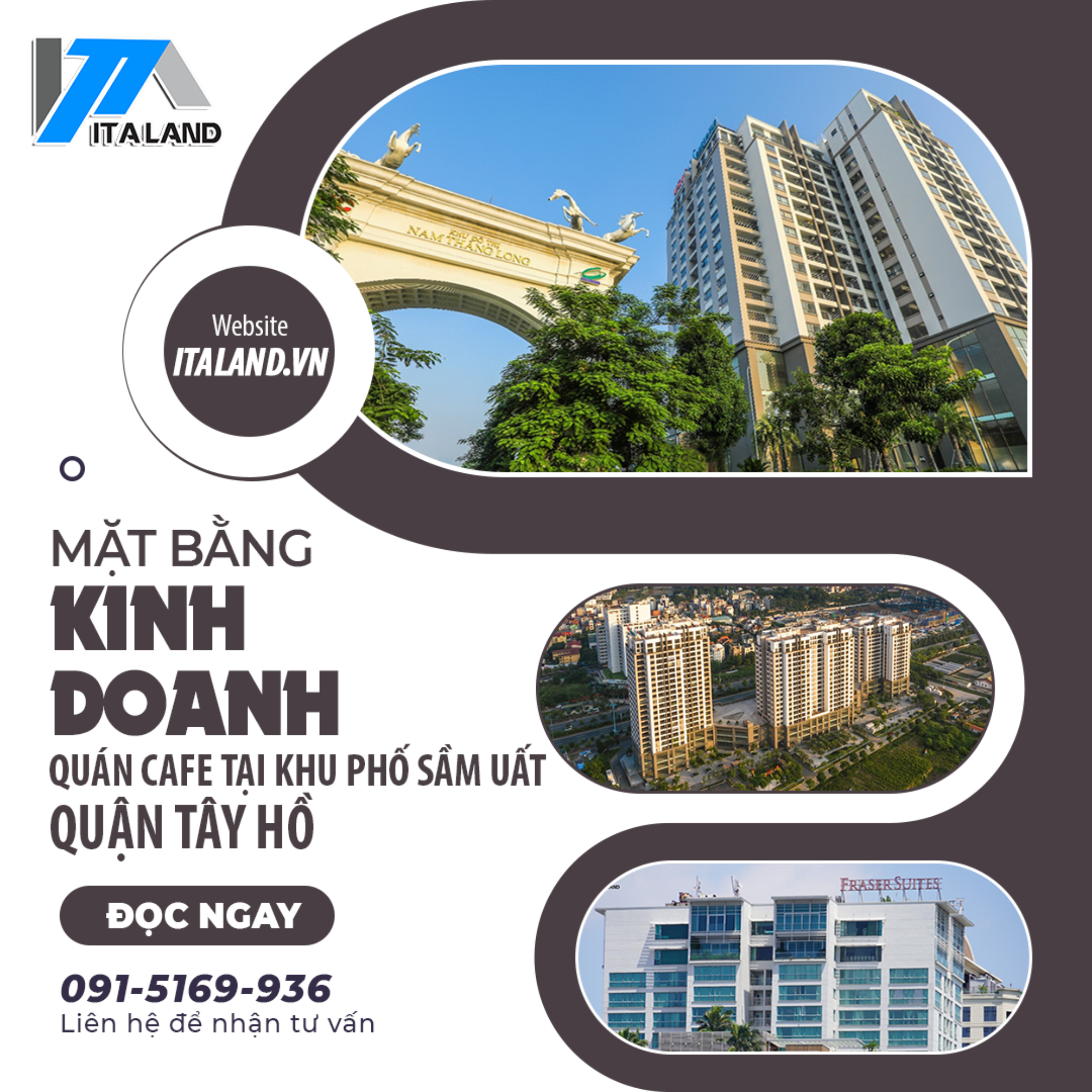 Mặt bằng kinh doanh cafe tại khu phố sầm uất của Tây Hồ