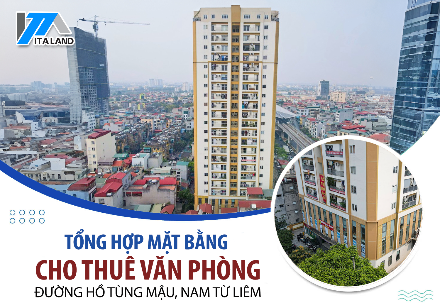 Tổng hợp mặt bằng cho thuê văn phòng tại đường Hồ Tùng Mậu, Nam Từ Liêm