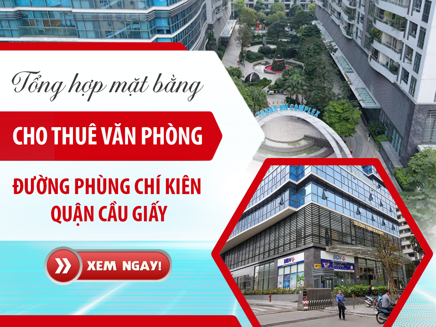 Tổng hợp mặt bằng cho thuê văn phòng tại đường Phùng Chí Kiên (Cầu Giấy)