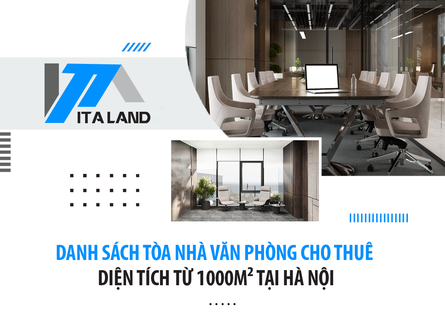 Danh sách tòa nhà văn phòng cho thuê diện tích từ 1000m² tại Hà Nội