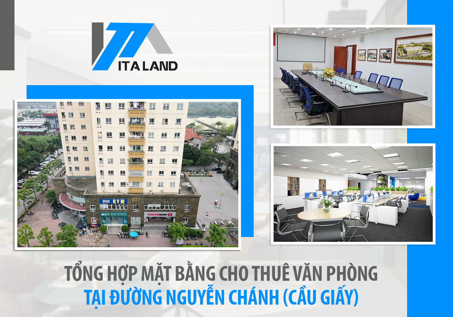 Tổng hợp mặt bằng cho thuê văn phòng tại đường Nguyễn Chánh (Cầu Giấy)
