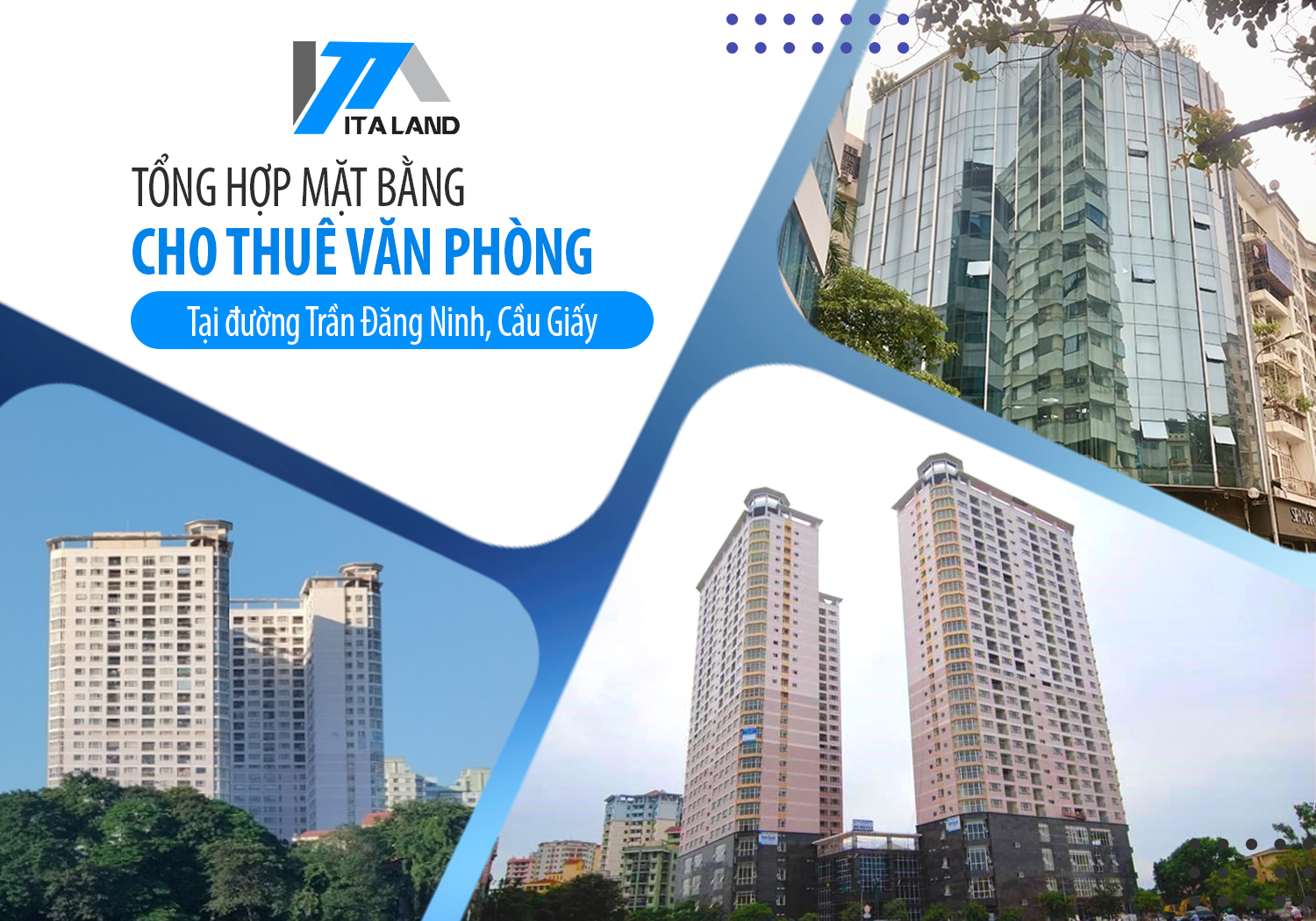 Tổng hợp mặt bằng cho thuê văn phòng tại đường Trần Đăng Ninh, Cầu Giấy