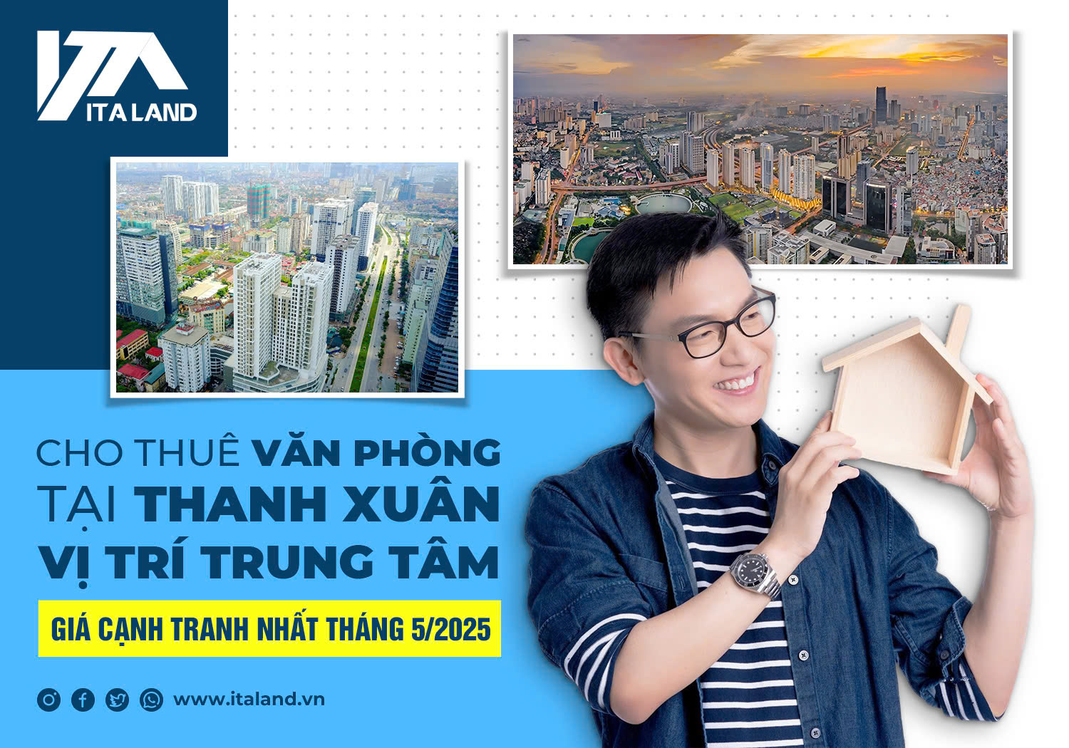 Văn phòng cho thuê tại Thanh Xuân, vị trí trung tâm giá cạnh tranh nhất tháng 5/2025