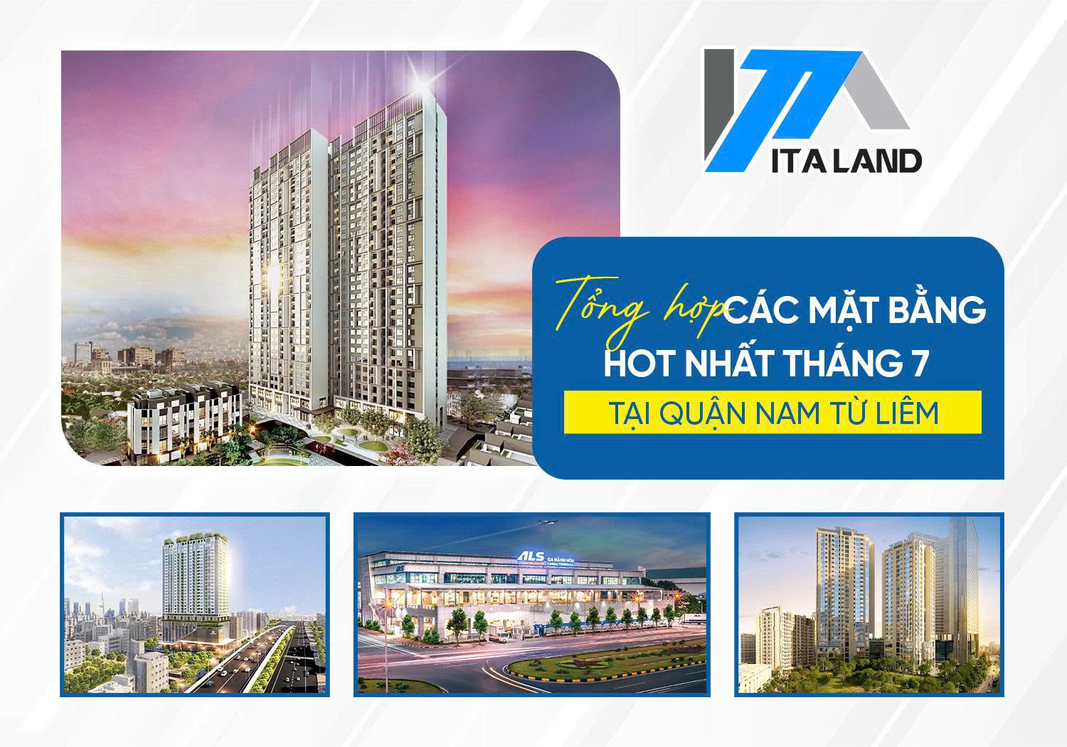Tổng hợp các mặt bằng HOT nhất tháng 7 tại Quận Nam Từ Liêm