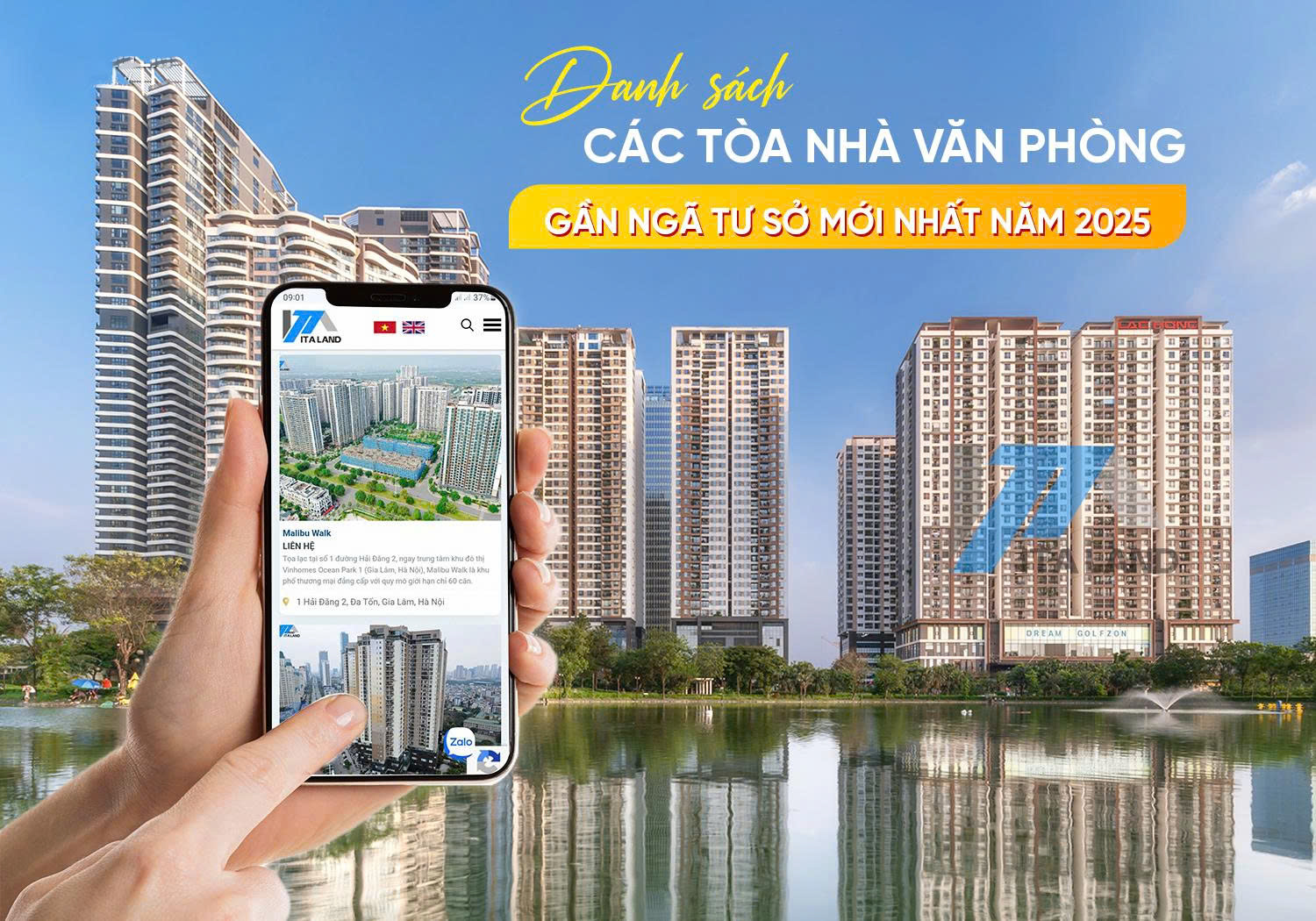 Danh sách các tòa nhà văn phòng gần ngã tư Sở mới nhất năm 2025