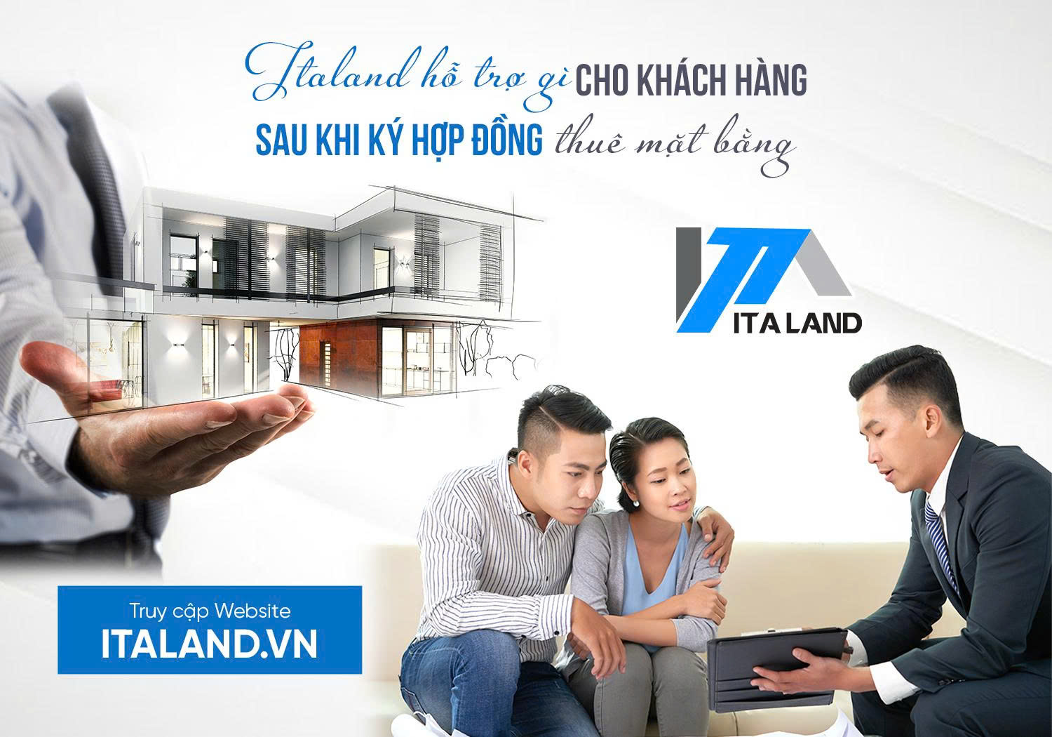 Italand hỗ trợ gì cho khách hàng sau khi ký hợp đồng thuê mặt bằng?