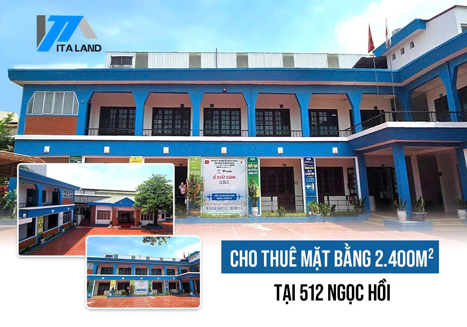 Cho thuê mặt bằng 2.400m² tại 512 Ngọc Hồi 
