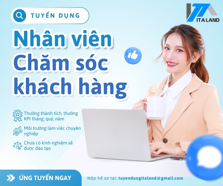 TUYỂN DỤNG NHÂN VIÊN CHĂM SÓC KHÁCH HÀNG