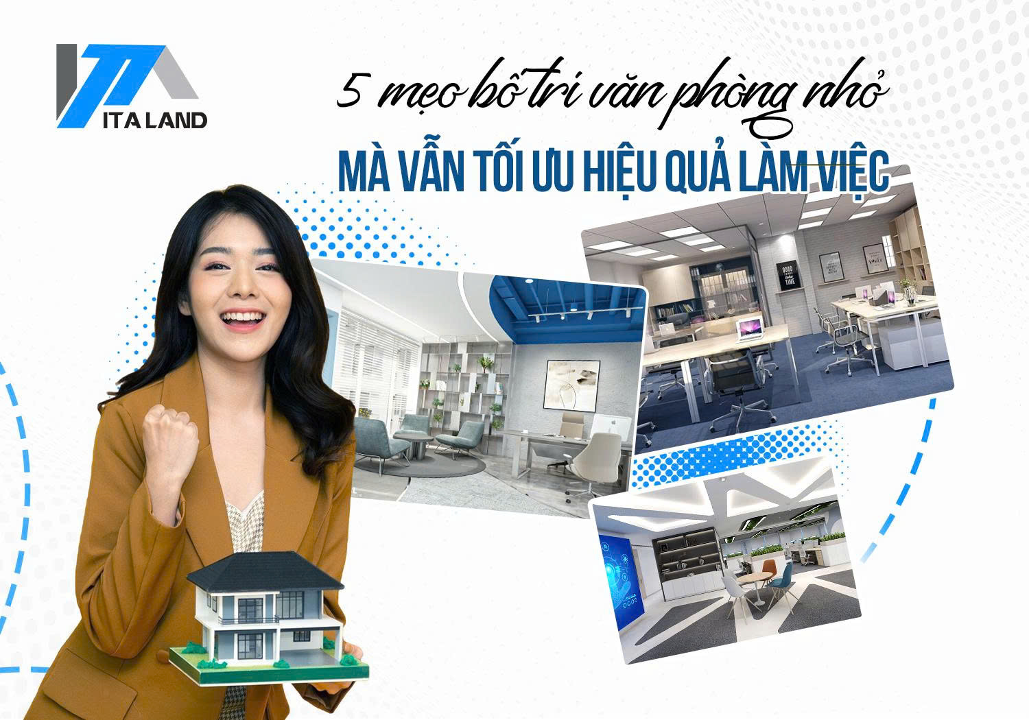 5 mẹo bố trí văn phòng nhỏ mà vẫn tối ưu hiệu quả làm việc