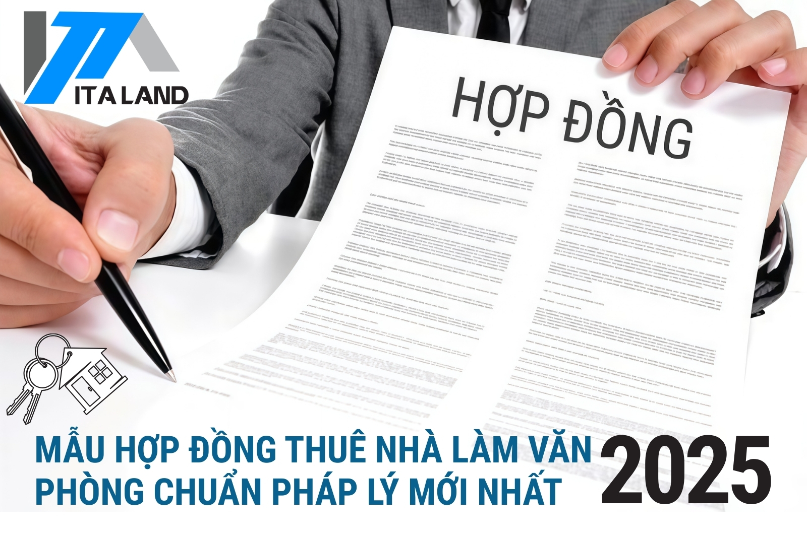 Mẫu hợp đồng thuê nhà làm văn phòng chuẩn pháp lý mới nhất 2025