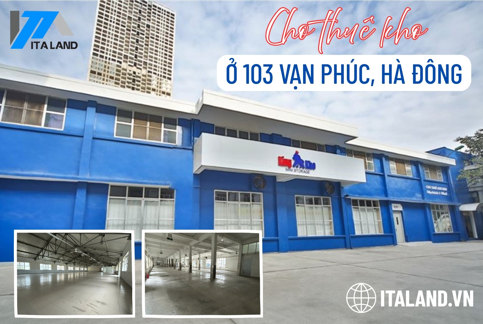 Cho thuê kho ở 103 Vạn Phúc, Hà Đông