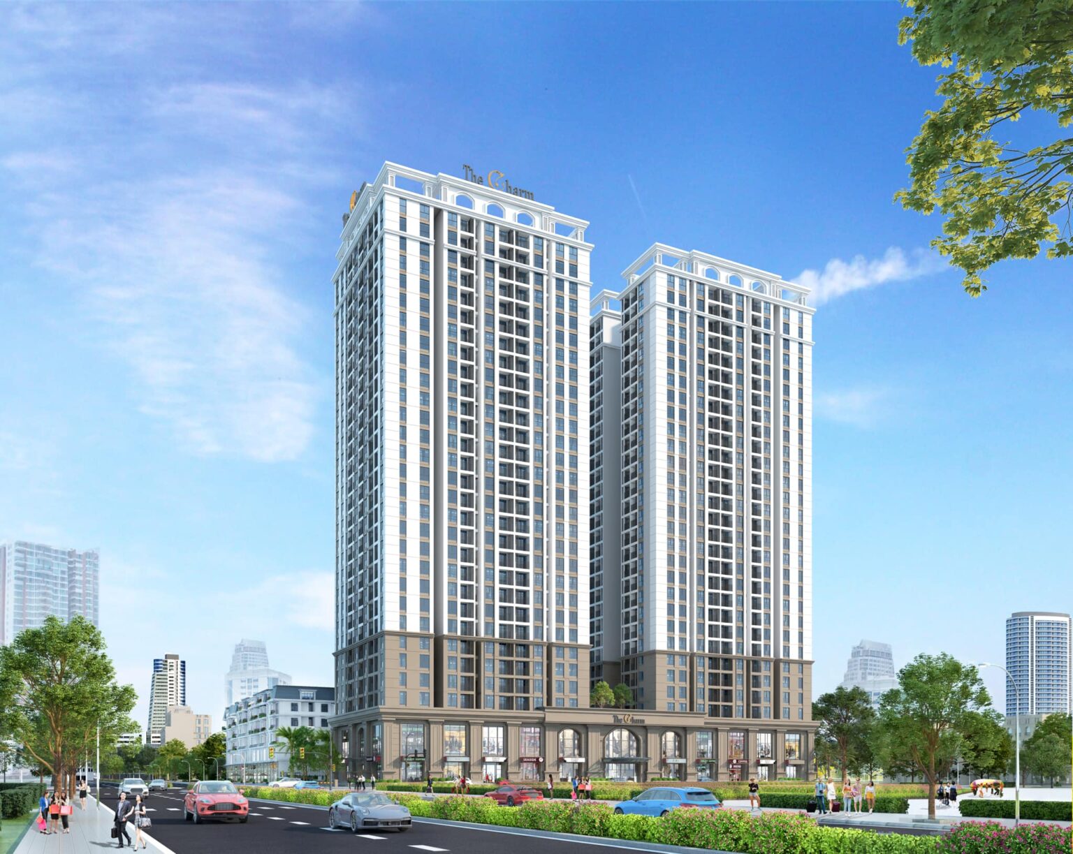 Tìm kiếm đối tác thuê tầng 1, 2, 3 tại dự án The Charm An Hưng