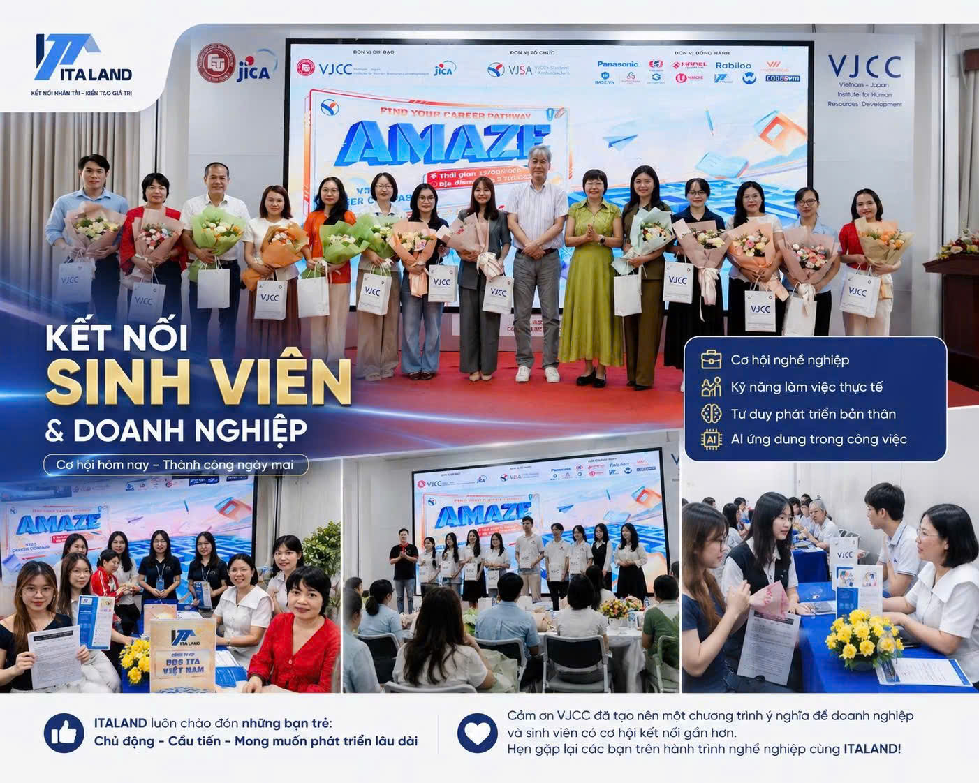ITALAND Tham Gia Chương Trình Kết Nối Doanh Nghiệp Và Sinh Viên VJCC – Trường Đại Học Ngoại Thương