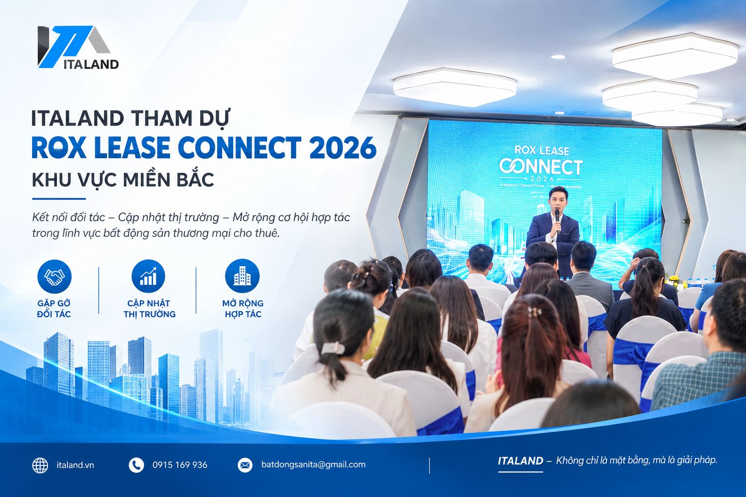 ITALAND THAM DỰ SỰ KIỆN ROX LEASE CONNECT 2026 KHU VỰC MIỀN BẮC