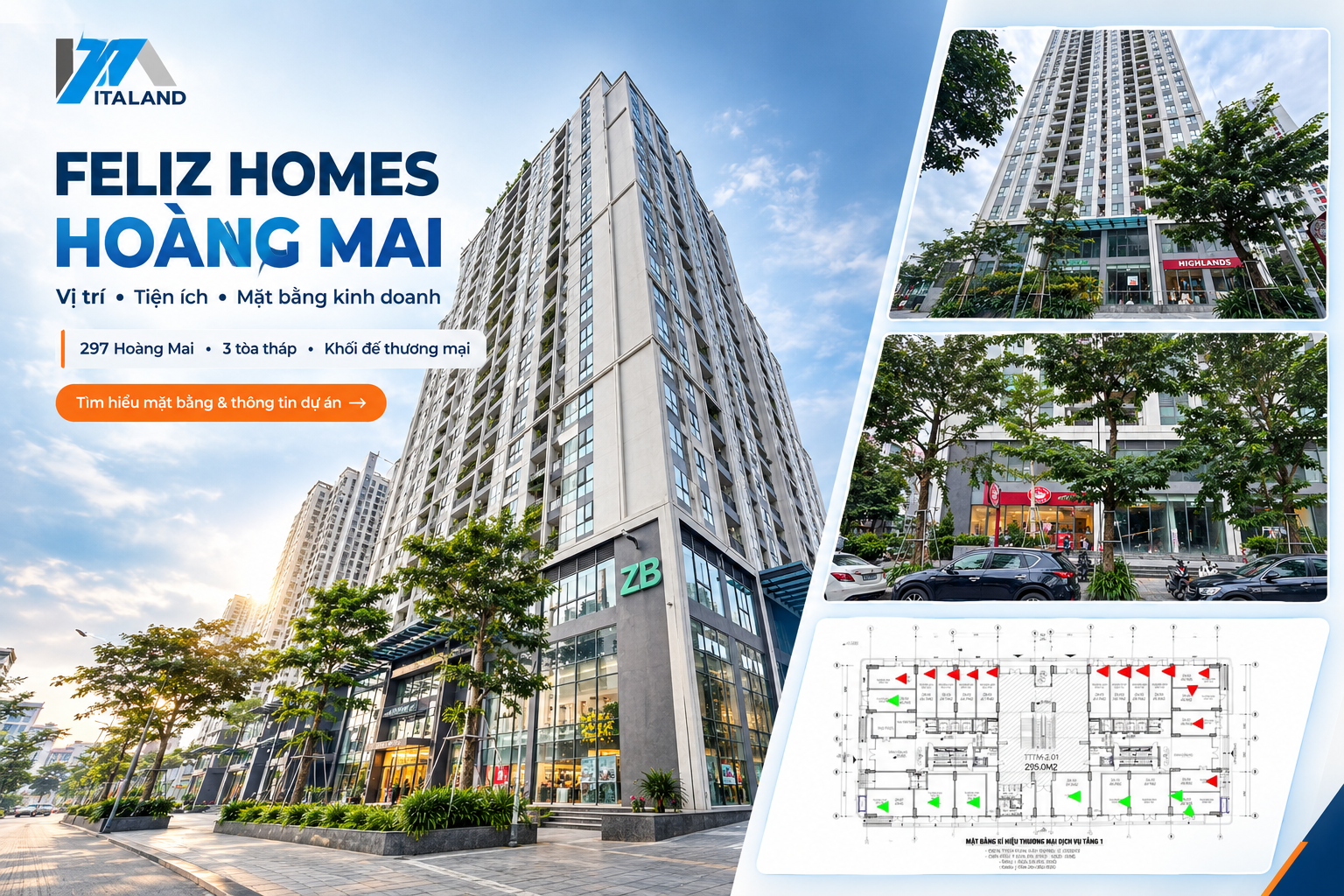 Feliz Homes cho thuê mặt bằng kinh doanh lý tưởng cho mọi ngành nghề
