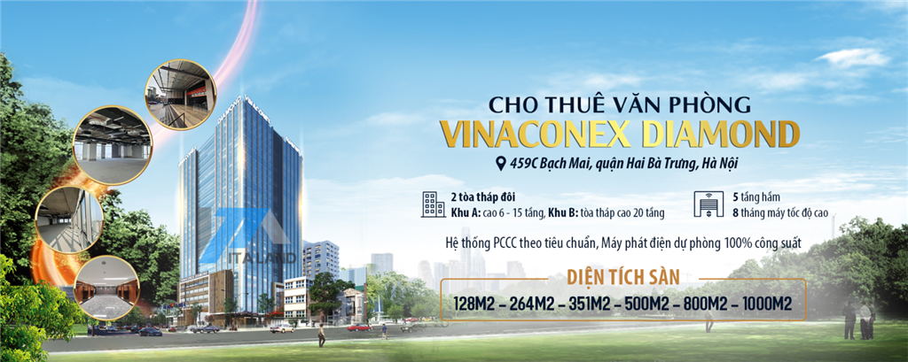 Tổng hợp mặt bằng cho thuê văn phòng tại đường Bạch Mai, Hai Bà Trưng