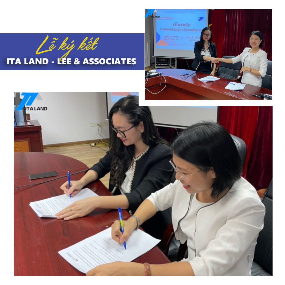Lễ ký kết hợp đồng hợp tác chiến lược giữa công ty CP Bất Động Sản ITA Việt Nam và Công Ty TNHH LEE & Cộng sự 