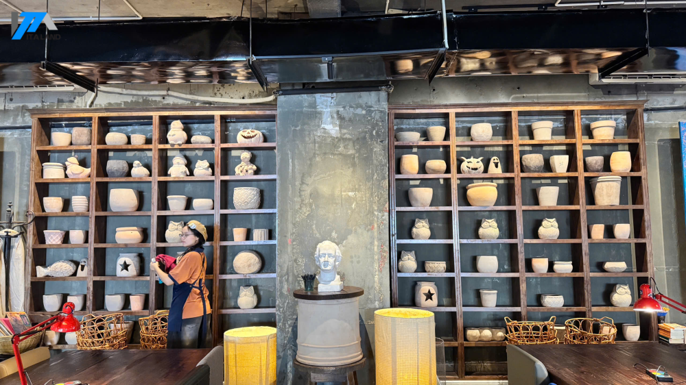 Không gian Tiny Cafe sau khi hoàn thiện