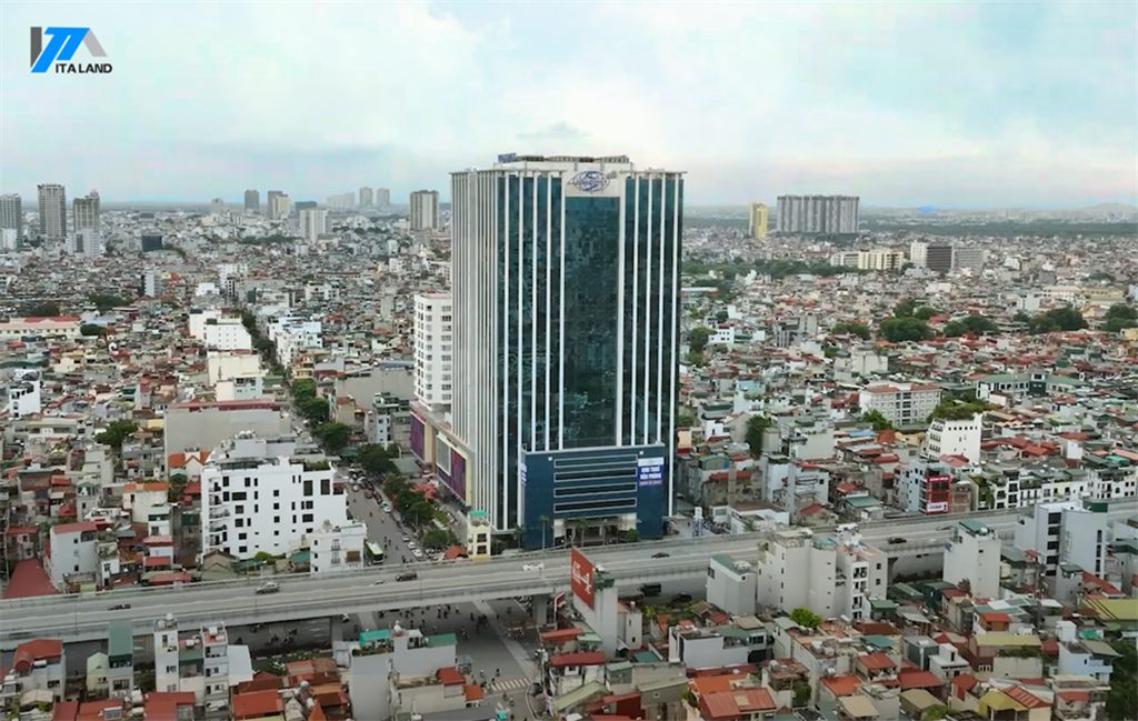 Cho thuê văn phòng tại Vinaconex Diamond Tower - Trung tâm thương mại Chợ Mơ