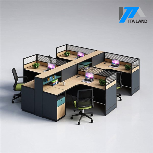 Tại sao văn phòng diện tích nhỏ nên chọn module bàn làm việc?
