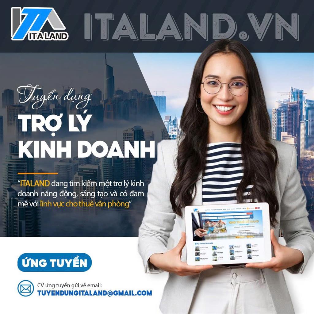 TUYỂN DỤNG NHÂN VIÊN TRỢ LÝ KINH DOANH CHO THUÊ VĂN PHÒNG